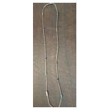 925 LIQUID SILVER CORAL, LAPIS, MISC 18IN NECKLACE