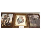 NORMAN ROCKWELL AND ASSORTED FRAMED PRINTS