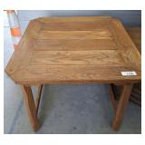 OAK END TABLE