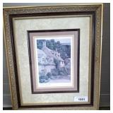 SIGNED, FRAMED AND MATTED PRINT CALDWELL