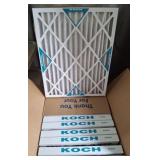 CASE OF KOCH 20X25X2 AIR FILTERS