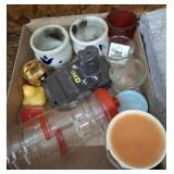 ASSORTED WAX MELT, CANDLE HOLDERS, RYOBI BATTERY