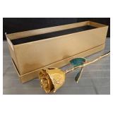 LONG STEM ROSE GIFT BOX AND VASE