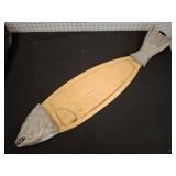 DECORATIVE FISH WOODEN TRAY