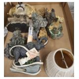 SAFARI THEMED DECOR, LAMP, MISC