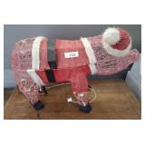 LIGHTED CHRISTMAS PIG