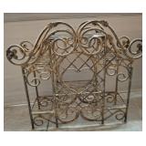 METAL DECORATIVE SHELF 29X9X25