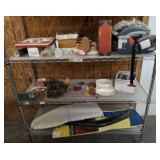 CONTENTS OF RACK, VISORS, DECOR, BOOSTER, MISC