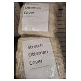 2PC STRETCH OTTOMAN COVERS