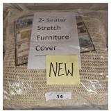2-SEATER STRETCH FURNITURE COVER