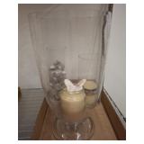 TEE LIGHT CANDLES, VASES