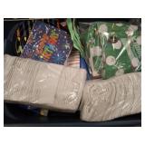 TOTE OF NAPKINS AND PARTY SUPPLIES
