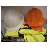 HARD HATS AND SAFETY VESTS