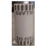 ROLL OF ASSORTED DOLLAR COINS