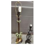 2 PC DECORATIVE LAMPS, PALM THEME