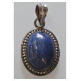 MARKED 925 CHARM AND STONE