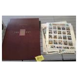 LEGENDS OF THE WEST BOOK, COLLECTOR STAMPS