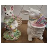 ASSORTED RABBIT FIGURINES