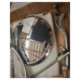 ASSORTED HARLEY PARTS, LENS COVERS FOR AUTO
