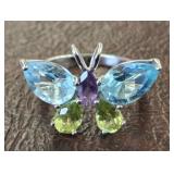 925 BUTTERFLY RING 4.5