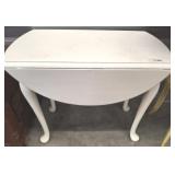 PAINTED DROP LEAF ACCENT TABLE