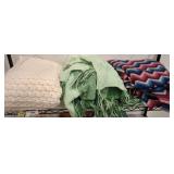 ASSORTED KNITTED THROWS