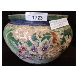 ANTIQUE HANDPAINTED PLANTER 11 X 8