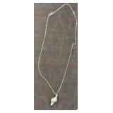 925 21IN CHAIN WITH 925 SEA SHELL PENDANT