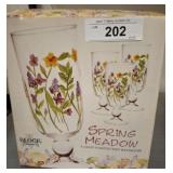 LENOX BEAUTIFUL MEADOWS GLASS SET