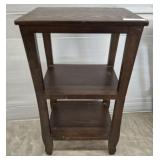 3 TIER SIDE TABLE 16X12X28