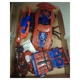 ASSORTED SPIDERMAN TOYS