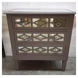 3 DRAWER MIRRORED CHEST