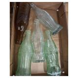 ASSORTED COKE BOTTLES, SOME LOCAL