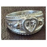 925 HEART RING SIZE 7