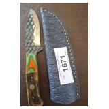 DAMASCUS STYLE HUNTING KNIFE