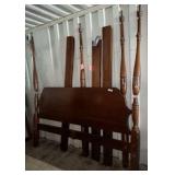 KING 4 POSTER RICE BED-HEAD, FOOT, RAILS