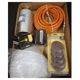 AIR HOSE, SANDING WHEELS, MISC