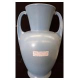 LARGE ABINTON ROBINS EGG BLUE FLOOR VASE