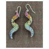 925 MULTICOLOR MERMAID EARRINGS