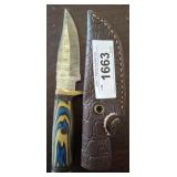 DAMASCUS STYLE HUNTING KNIFE