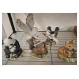 PORCELAIN ANIMAL FIGURINES
