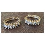 925 GOLD OVERLAY EARRINGS