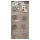 7 ASSORTED DATE KENNEDY HALVES