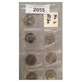 7 ASSORTED DATE KENNEDY HALVES