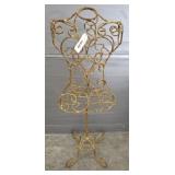 WROUGHT MINIATURE DRESS FORM Dï¿½COR 37IN