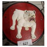 CAST BULL DOG 8IN SIGN
