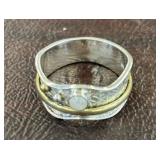 KENSINGTON SPINNER RING 925 SIZE 9