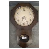 KEY WIND PENDULUM CLOCK BY SLIGH TREND CLOCKS