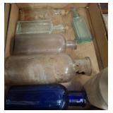 VINTAGE BOTTLES, GLAZED BOTTLE, MISC