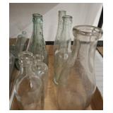 VINTAGE BOTTLES, DAIRY BOTTLE, MISC